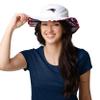 FOCO New England Patriots NFL Womens White Hybrid Boonie Hat view 2