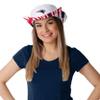 FOCO New England Patriots NFL Womens White Hybrid Boonie Hat view 4