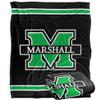 Marshall University The Heard Blanket, 50"X60", Primary Logo Stripes, Silky Touch Super Soft Throw view 1