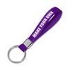 Wristband Bros Silicone Loop Keychains | Fully Customizable | Great For Events, Fundraisers & Promotions | Available In Bulk view 1