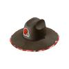 Cleveland Browns NFL Team Color Straw Hat view 4