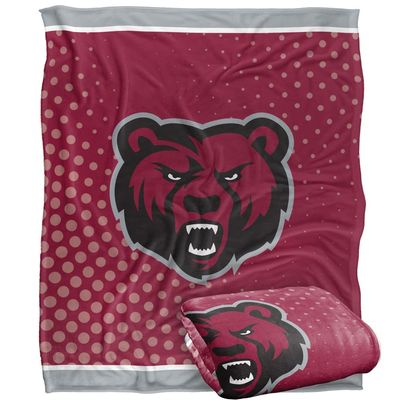 State University of New York at Potsdam Bears Blanket, 50"X60", Logo Dots, Silky Touch Super Soft Throw