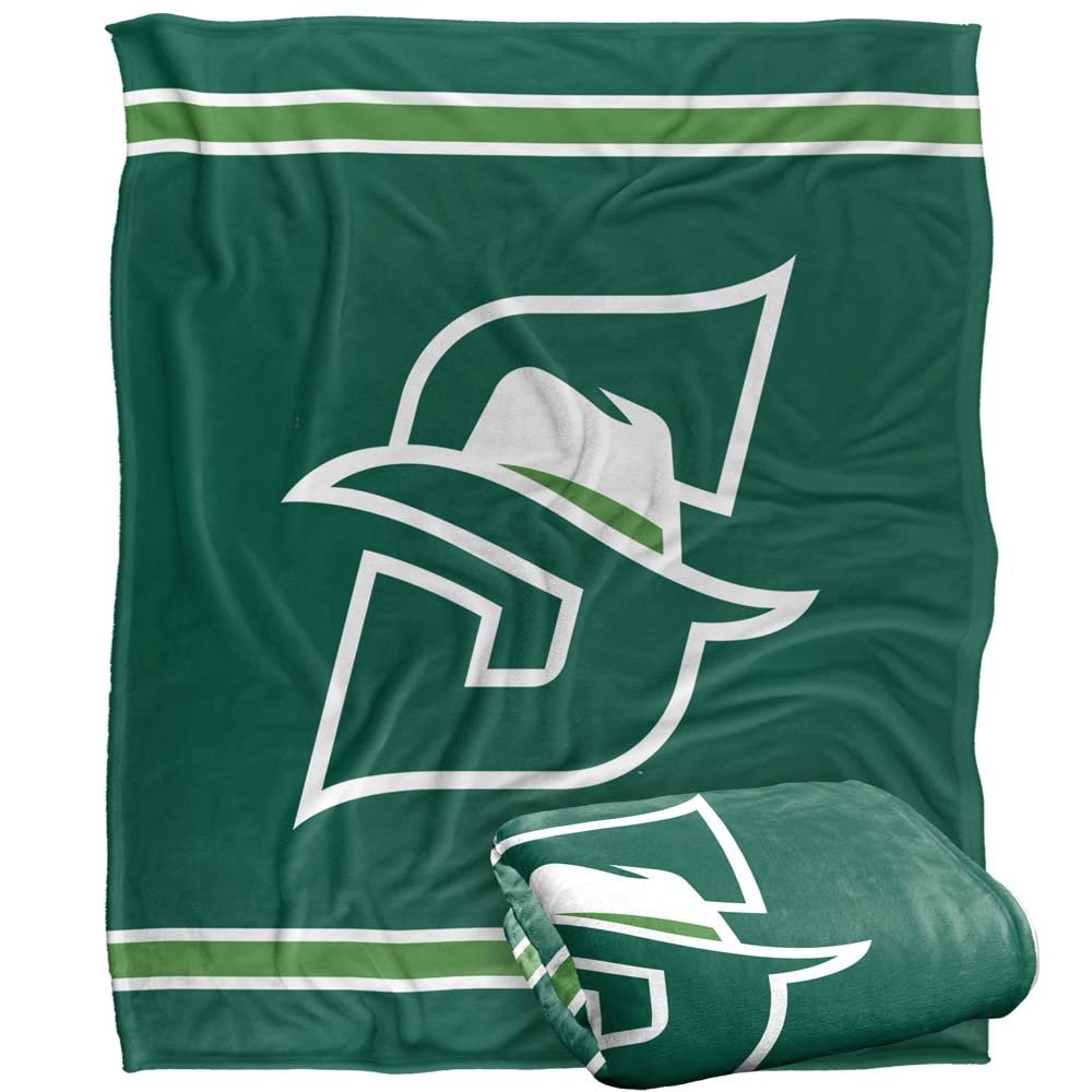 Stetson University Hatters Blanket, 50"X60", Primary Logo Stripes, Silky Touch Super Soft Throw