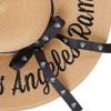 Los Angeles Rams NFL Womens Wordmark Beach Straw Hat view 2