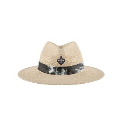 FOCO New Orleans Saints NFL Womens Tie Dye Ribbon Straw Hat