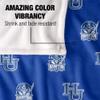 Hampton University Pirates Blanket, 50"X60", Logo Pattern, Silky Touch Super Soft Throw view 4