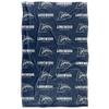 Longwood University Lancers Blanket, 36"x58" Logo Pattern, Silky Touch Super Soft Throw view 2
