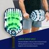 Most Popular! F2 Sports Graphite Blue Tie Dye Pickleball Paddle | USA Pickleball Approved Racket| Textured for Max Spin | 14mm core for Power | Cute Pickleball Paddle for Beginners or Pros view 3