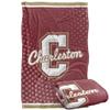College of Charleston Cougars Blanket, 36"x58" Logo Dots, Silky Touch Super Soft Throw view 1