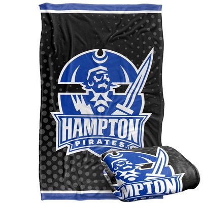 Hampton University Pirates Blanket, 36"x58" Logo Dots, Silky Touch Super Soft Throw
