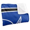 Hampton University Pirates Blanket, 50"X60", Primary Logo Stripes, Silky Touch Super Soft Throw view 3