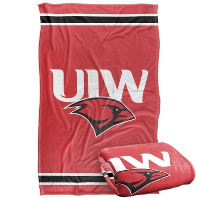 University of The Incarnate Word Bulldogs Blanket, 36"x58" Primary Logo Stripes, Silky Touch Super Soft Throw