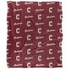 College of Charleston Cougars Blanket, 50"X60", Logo Pattern, Silky Touch Super Soft Throw view 2