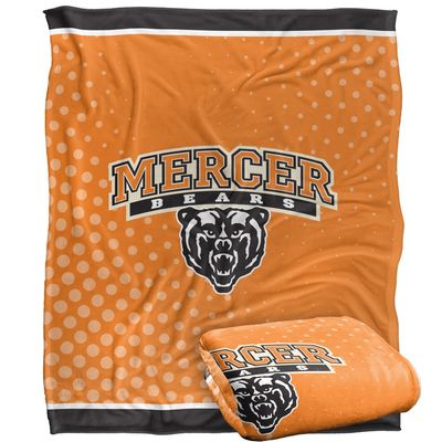 Mercer University Bears Blanket, 50"X60", Logo Dots, Silky Touch Super Soft Throw