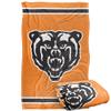 Mercer University Bears Blanket, 36"x58" Primary Logo Stripes, Silky Touch Super Soft Throw view 1
