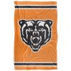 Mercer University Bears Blanket, 36"x58" Primary Logo Stripes, Silky Touch Super Soft Throw view 2