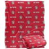 University of South Dakota Coyotes Blanket, 50"X60", Logo Pattern, Silky Touch Super Soft Throw view 1