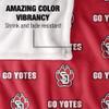 University of South Dakota Coyotes Blanket, 50"X60", Logo Pattern, Silky Touch Super Soft Throw view 4