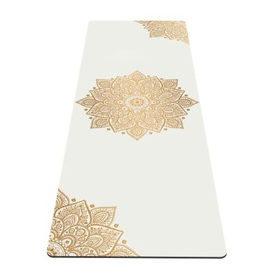 nuveti Yoga Mat Print Extra Thick TPE Non Slip Fitness Exercise Mat with Carrying Bag, 72"x24" Extra Thick 6MM Exercise & Workout Mat for Yoga, Pilates Fitness and Floor Exercises