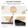 nuveti Yoga Mat Print Extra Thick TPE Non Slip Fitness Exercise Mat with Carrying Bag, 72"x24" Extra Thick 6MM Exercise & Workout Mat for Yoga, Pilates Fitness and Floor Exercises view 3