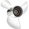 VIF YBS Boat Propeller for Yamaha Engines OEM Upgrade Stainless Steel Outboard Motors 60/70/75/80/85/90/100/115 HP Semi Cleaver Blades 15 Tooth, RH,15p 17p 19p (13 x 19) view 1