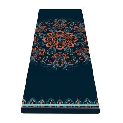 nuveti Yoga Mat Print Extra Thick TPE Non Slip Fitness Exercise Mat with Carrying Bag, 72"x24" Extra Thick 6MM Exercise & Workout Mat for Yoga, Pilates Fitness and Floor Exercises