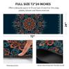 nuveti Yoga Mat Print Extra Thick TPE Non Slip Fitness Exercise Mat with Carrying Bag, 72"x24" Extra Thick 6MM Exercise & Workout Mat for Yoga, Pilates Fitness and Floor Exercises view 3