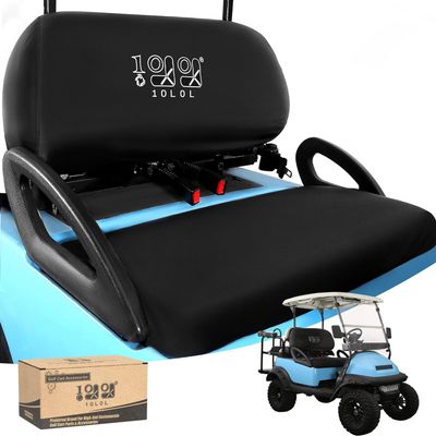 10L0L Golf Cart Seat Dust Cover - Waterproof, Dustproof, Sun-Proof Seat Protector for Yamaha EZGO, Club Car,All-Season Weather Resistant Front & Rear Seats Protection