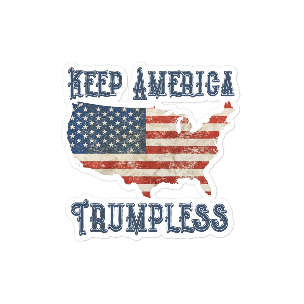 Keep America Trumpless Sticker Pro Democrat Sticker
