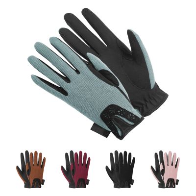 Thapower Women Horse Riding Gloves Lady Equestrian Gloves Summer Winter Outdoor Sports Horseback Riding Glove Cycling Biking Driving Gardening Mittens