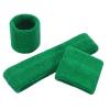 ONUPGO Kids Sweatbands Headband Wristband Set - Athletic Cotton Sweat Band for Sports (1 Headband + 2 Wristbands) (Green) view 2