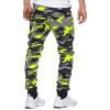 Mens Camouflage Sweatpants with Pockets Tapered Fit Stretchy Cotton Jogger Pants Workout Gym Outdoor Sports Trousers view 3