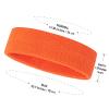 ONUPGO Kids Sweatbands Headband Wristband Set - Athletic Cotton Sweat Band for Sports (1 Headband + 2 Wristbands) (Orange) view 3