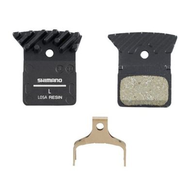 Shimano BRBX Pads + spg Alloy Back Resin L05A w/Fin Black one Size