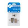 SHIMANO G05A-RX disc Pads and Spring, Alloy Backed, Resin,Black,One Size view 1