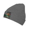 American Mexico Flag Knit Beanie Winter Hats for Men and Women Knitted Cuffed Skull Cap Acrylic Daily Beanie Hat Deep Heather view 1