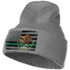 American Mexico Flag Knit Beanie Winter Hats for Men and Women Knitted Cuffed Skull Cap Acrylic Daily Beanie Hat Deep Heather view 2