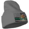 American Mexico Flag Knit Beanie Winter Hats for Men and Women Knitted Cuffed Skull Cap Acrylic Daily Beanie Hat Deep Heather view 4