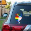 ArogGeld Proud Ally LGBT Rainbow Heart Car Decals Gay Pride Decal Equality Lesbian Vinyl Stickers Funny Bumper for Cars Personalized Laptop q4qkbfdek4mq view 2