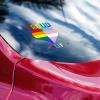 ArogGeld Proud Ally LGBT Rainbow Heart Car Decals Gay Pride Decal Equality Lesbian Vinyl Stickers Funny Bumper for Cars Personalized Laptop q4qkbfdek4mq view 3