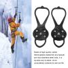 5 Teeth Crampons, Easy to Carry Strong Grip Lightweight Anti Skid Good Flexibility 5 Teeth Climbing Shoe Spikes for Outdoor for Ice Fishing(Black, S) view 3