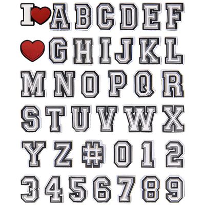 CUNUEN Letter Charms for Shoes, Adult Shoe Charms Letter Shoe Decoration Charms for Boys and Girls