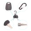 10L0L Universal Golf Cart Ignition Keys for EZGO 1982-up Electric and Gas, 2 PCS, OEM# 17063-G1 17063G1 (Black Handle) view 4