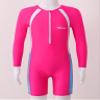 Moggemol Kids Girls Boys One Piece Rash Guard Swimsuit Water Sport Short Swimwear UPF 50+ UV Protection Rose 10 Years view 3