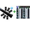 ALIEN PROS 12 Pack Black & Sailor Mix Tennis Racket Grip Tape  Precut and Light Tac Feel Tennis Grip view 1