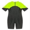 Moggemol Kids Girls Boys One Piece Rash Guard Swimsuits Water Sport Short Swimwear UPF 50+ UV Protection Fluorescent Green 4 Years view 4