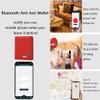 SMART LB Anti-Lost Bluetooth Wallet Tracker & Finder, Mens Slim Minimalist trackable Cool leather wallet Credit Card Holder Gifts with Box (Red) view 2