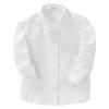Boys Uniform Dress Shirt Cotton Long Sleeve Button Down White Tops with Tie & Bowtie Set for School Church Wedding, 170 view 4
