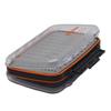 ALICHINO Fly Box for Fly Files Ice Jig Box Two Sided Waterproof Fly Fishing Box for Nymphs and Streamers (Grey Foam Insert, M 7.3 * 4.5 * 1.6Inch) view 2