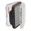 Alichino Fly Box for Fly Files Ice Jig Box Two Sided Waterproof Fly Fishing Box for Nymphs and Streamers (Grey Foam Insert, S 4.9 * 4 * 1.6 Inch)